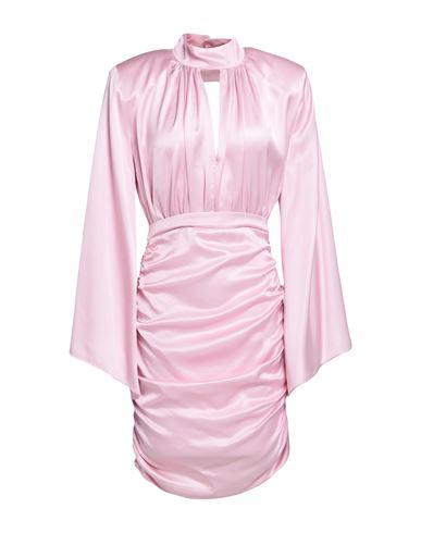 Maria Vittoria Paolillo Mvp Woman Mini Dress Light Pink Size 6 Viscose, Polyester