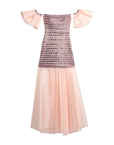 Soani Woman Short Dress Light Pink Size 8 Polyester