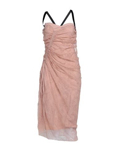 N°21 Woman Midi Dress Blush Size 6 Polyamide, Viscose In Pink