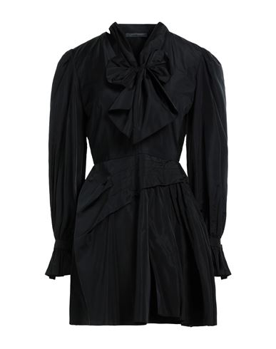 Alberta Ferretti Woman Mini Dress Black Size 4 Polyester, Silk