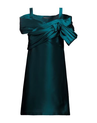 Alberta Ferretti Woman Midi Dress Deep Jade Size 6 Polyester, Silk In Green