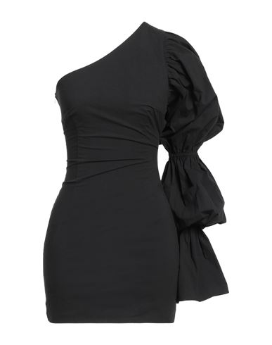 Natalie Rolt Woman Mini Dress Black Size 0 Cotton, Elastane