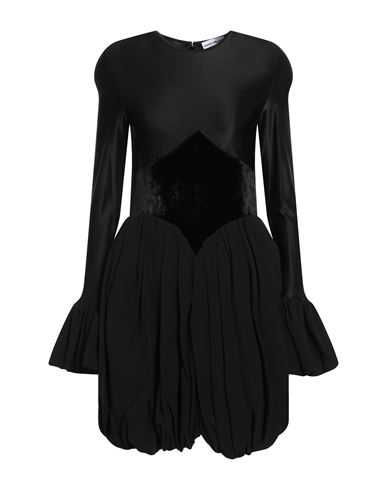 Shop Rabanne Woman Mini Dress Black Size 10 Acetate, Viscose, Elastane, Polyamide