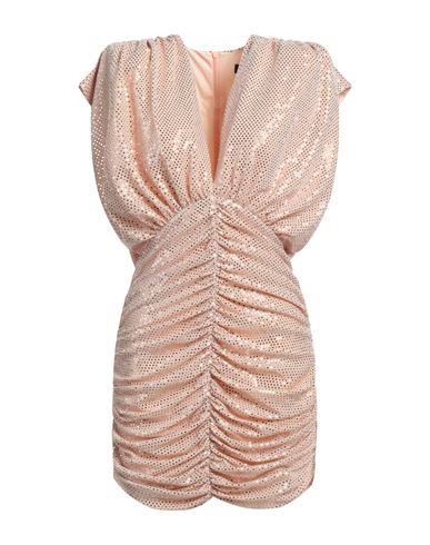 Actualee Woman Short Dress Blush Size 8 Polyester, Metal, Elastane In Pink