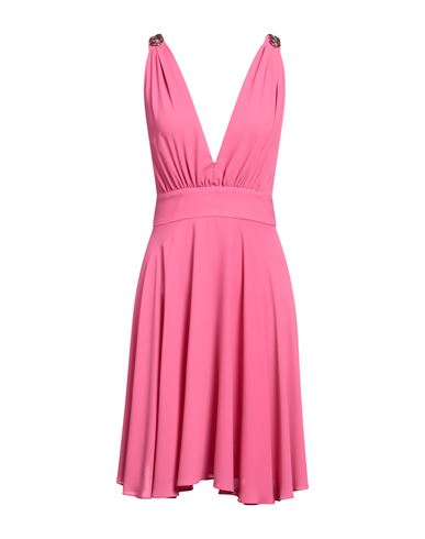 Hanita Woman Short Dress Pink Size M Polyester