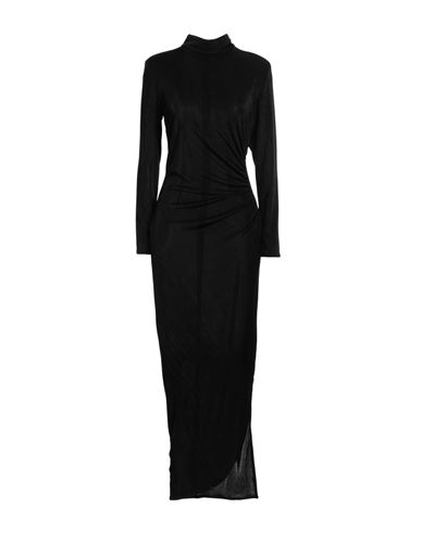 Actualee Woman Long Dress Black Size 8 Polyester, Elastane