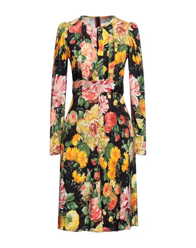 Dolce & Gabbana Woman Midi Dress Black Size 6 Viscose