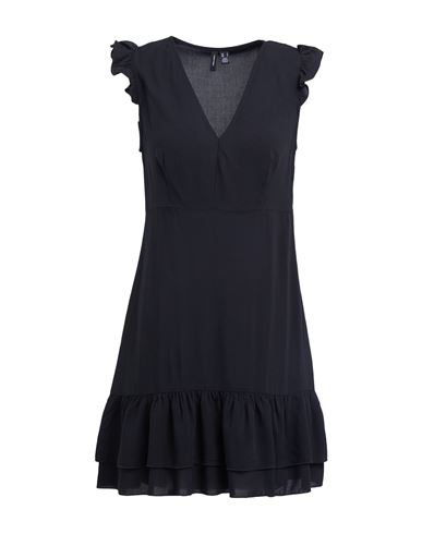 Vero Moda Woman Short Dress Black Size Xl Livaeco By Birla Cellulose