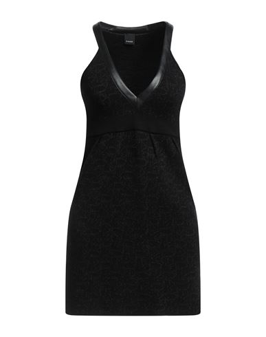 Pinko Woman Mini Dress Black Size S Viscose, Polyester