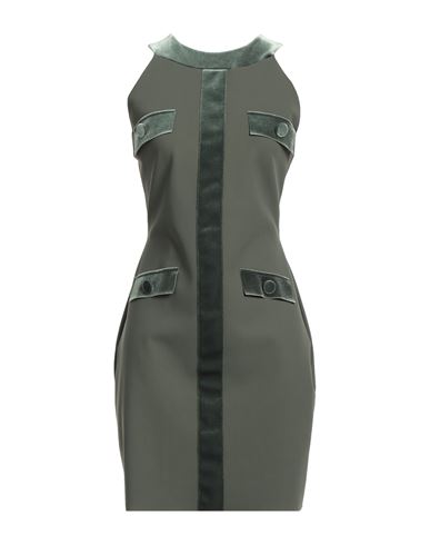 Chiara Boni La Petite Robe Woman Mini Dress Military Green Size 4 Polyamide, Elastane