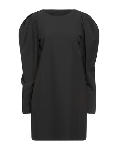 Erika Cavallini Woman Mini Dress Black Size 6 Polyester, Viscose, Elastane