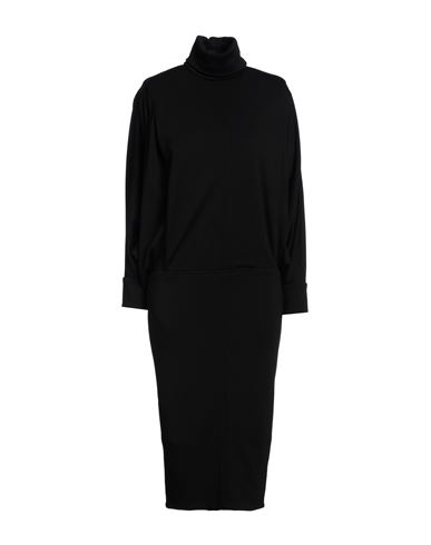 Saint Laurent Woman Midi Dress Black Size 8 Wool