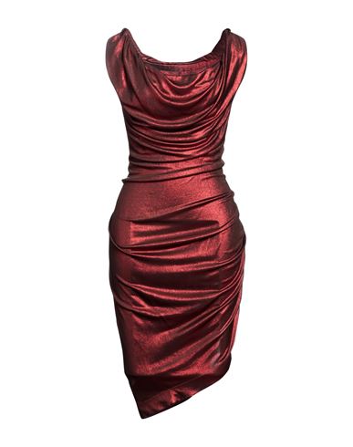 Vivienne Westwood Woman Midi Dress Red Size L Viscose