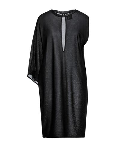 Fisico Woman Midi Dress Black Size L Viscose, Polyester, Polyamide
