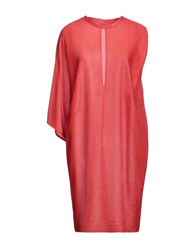Fisico Woman Midi Dress Red Size M Viscose, Polyester, Polyamide