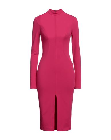Aniye By Woman Midi Dress Garnet Size 8 Polyester, Elastane In Red