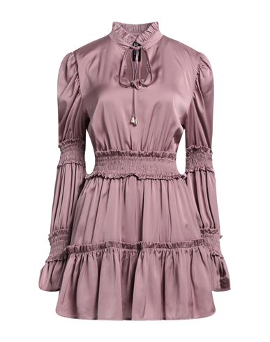 Revise Woman Short Dress Mauve Size M Polyester In Purple