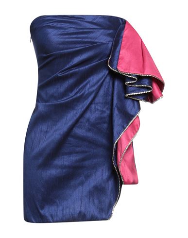 Cinqrue Woman Short Dress Blue Size M Polyester