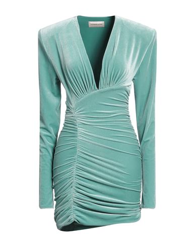 Alexandre Vauthier Woman Mini Dress Light Green Size 8 Polyester, Elastane