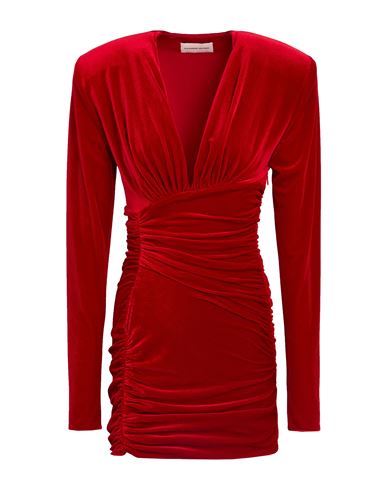 Alexandre Vauthier Woman Mini Dress Red Size 4 Polyester, Elastane