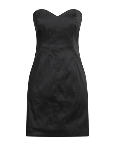 Marella Woman Mini Dress Black Size 4 Polyester, Polyamide, Elastane