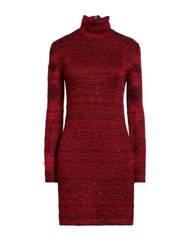Missoni Woman Mini Dress Red Size 6 Wool, Viscose, Polyamide