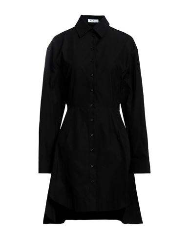 Shop Alaïa Woman Mini Dress Black Size 10 Cotton