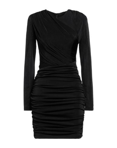 House Of Holland Woman Mini Dress Black Size 8 Polyester, Elastane