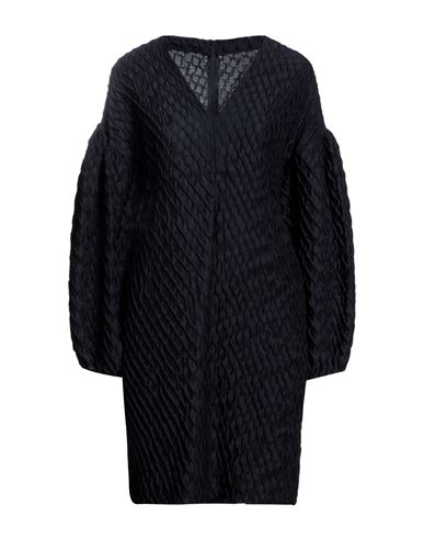 Collectors Club Woman Mini Dress Midnight Blue Size 2 Wool, Polyamide, Acrylic