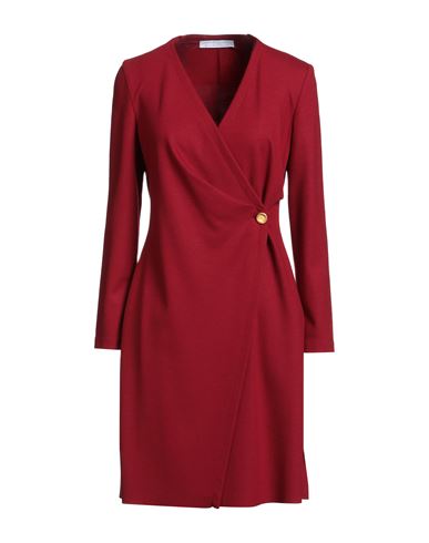 Harris Wharf London Woman Mini Dress Red Size 6 Virgin Wool