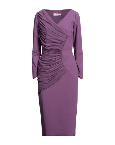 Chiara Boni La Petite Robe Woman Midi Dress Mauve Size 10 Polyamide, Elastane In Purple