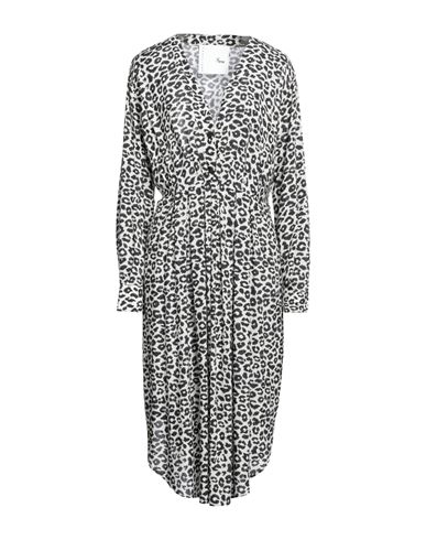 8pm Woman Mini Dress Beige Size S Rayon, Polyester