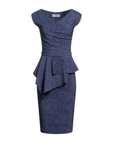 Chiara Boni La Petite Robe Woman Midi Dress Navy Blue Size 8 Polyamide, Elastane