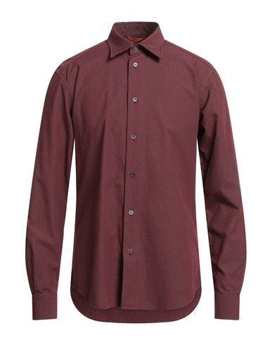 Barena Venezia Barena Man Shirt Burgundy Size 42 Cotton In Red