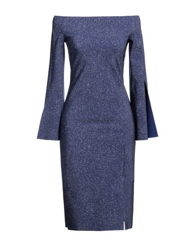 Chiara Boni La Petite Robe Woman Midi Dress Blue Size 8 Polyamide, Elastane