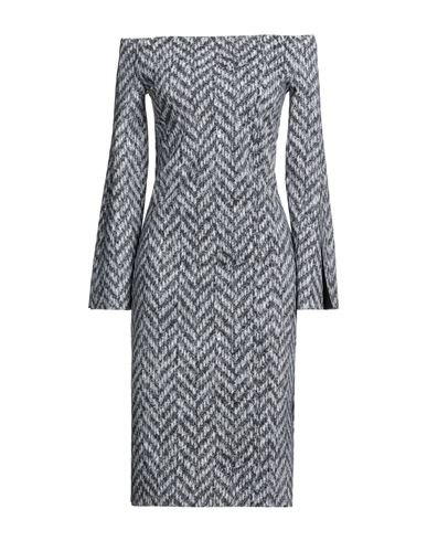 Chiara Boni La Petite Robe Woman Midi Dress Steel Grey Size 2 Polyamide, Elastane