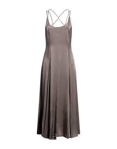 Andrea Ya' Aqov Woman Maxi Dress Dove Grey Size Xs Acetate, Viscose