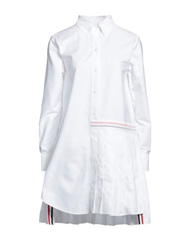 Thom Browne Woman Short Dress White Size 6 Cotton