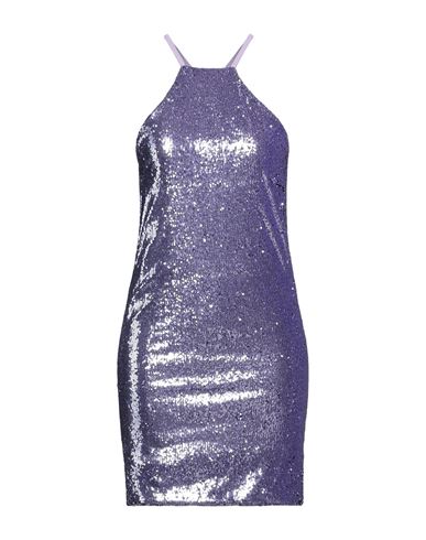 Attico The  Woman Short Dress Light Purple Size 8 Polyester