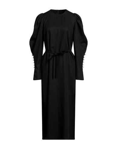 Mother Of Pearl Woman Midi Dress Black Size 10 Lyocell
