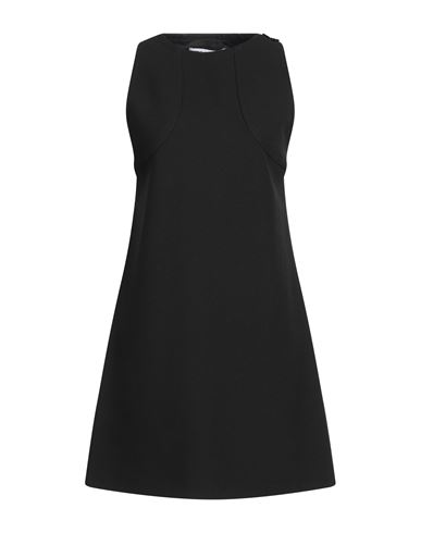 Attic And Barn Woman Mini Dress Black Size 6 Polyester, Viscose, Elastane