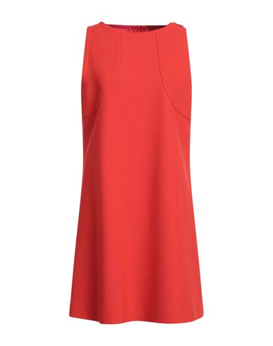 Attic And Barn Woman Mini Dress Red Size 10 Polyester, Viscose, Elastane