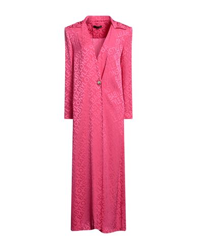 W Les Femmes By Babylon Woman Overcoat Fuchsia Size 4 Viscose In Pink