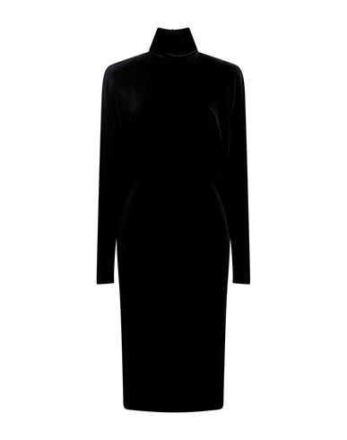 Alexandre Vauthier Woman Midi Dress Black Size 2 Polyester, Elastane