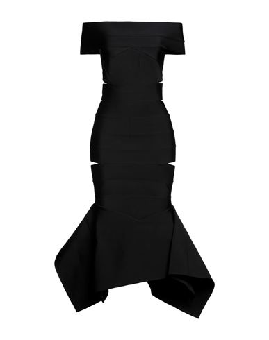 Alexandre Vauthier Woman Midi Dress Black Size 4 Viscose, Polyamide, Elastane