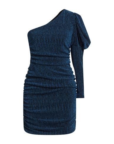 Vanessa Scott Woman Mini Dress Bright Blue Size M Nylon, Polyester, Elastane