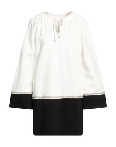 Jijil Woman Mini Dress White Size 6 Cotton, Polyester