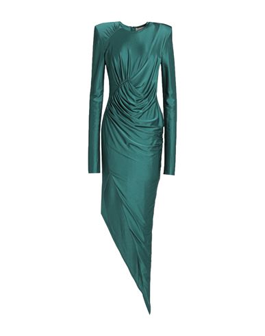 Alexandre Vauthier Woman Mini Dress Dark Green Size 6 Viscose, Elastane