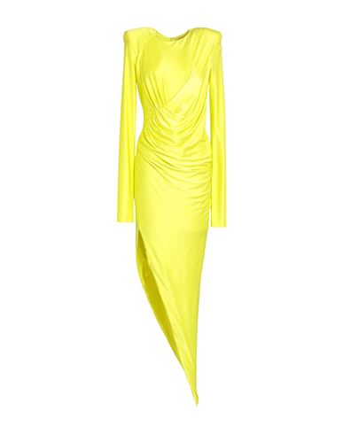 Alexandre Vauthier Woman Short Dress Acid Green Size 6 Viscose, Elastane