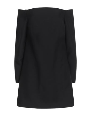 Valentino Garavani Woman Mini Dress Black Size 6 Virgin Wool, Silk In Black